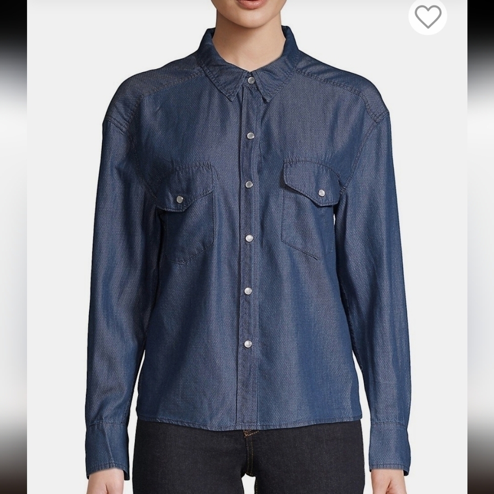 Highline Collective Classic Denim Button-Down Shirt